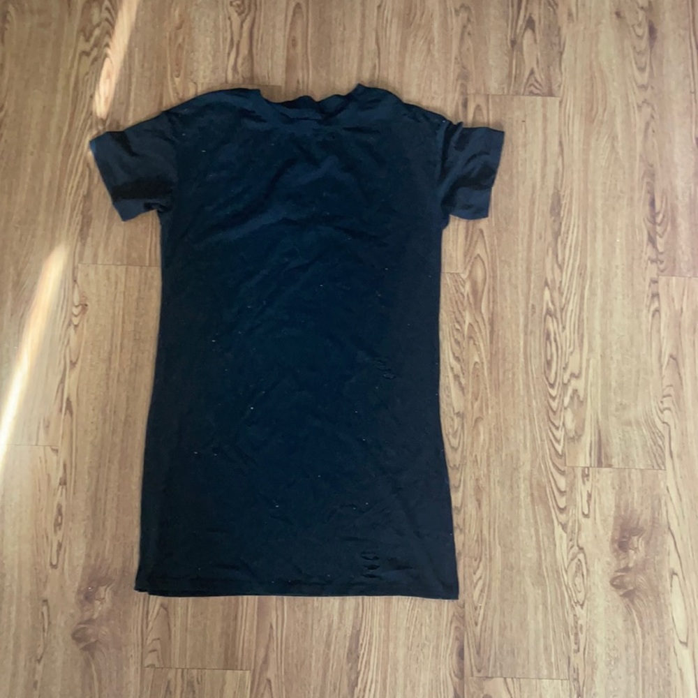 Tee Dress with Vintage Tears